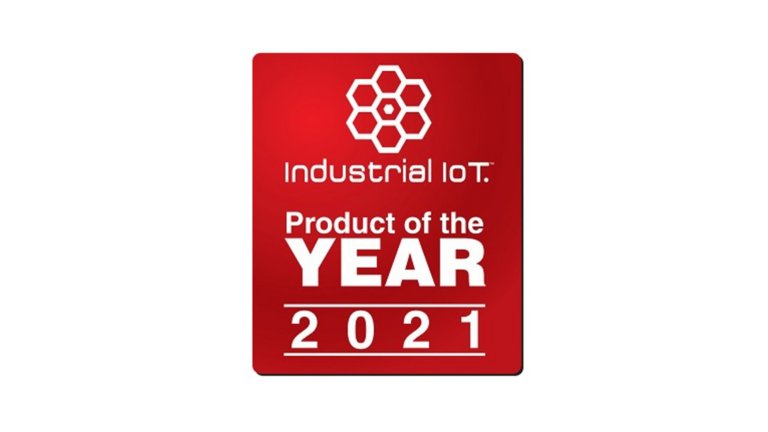 Industrial IoT Product of the Year 2021 award logo